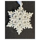 Pandora Porcelain Snowflake Ornament