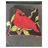 Plow & Hearth Cardinal Throw Pillow