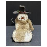12" Wooden Christmas Snowman