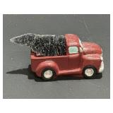 9" Holiday Peak LED Red Truck - work