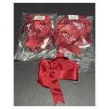 8 Red Cabinet Ribbons