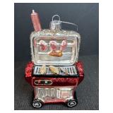 Hand Blown BBQ Grill Ornament