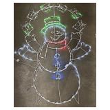 Lighted Juggling Snowman Out door Decoration