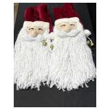 2 - 27" DEI Santa Door Hangings