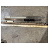 (3) Brush Cleaners, 2 yard sticks