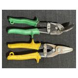 2 pair WISS tin snips, M7 & MPC-3