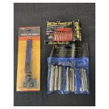 Pittsburgh hollow punch set & adjust pin wrench