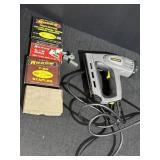 Stanley electric staple & Brad gun w/various Arrow