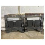 2 Plastic Sawhorses