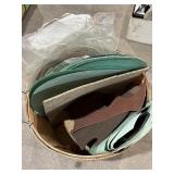 Variety of gasket making materials in wood slat