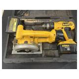DeWalt 3/8" Cordless Drill & 3/8" Saw