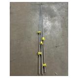 (3) Electric fencing posts steel