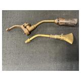2 brass Bernzomatic propane torches