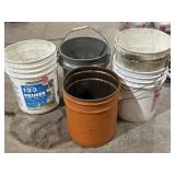 Metal & Plastic 5gal Buckets