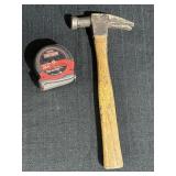 Hammer & Craftsman 25ft tape measure