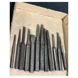Snap-on punches & chisel, (12)
