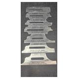 FibreMetal Weld Fillet Gages