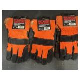 New Work Gloves split leather