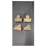 3/4in & 1/2in Brass Swing Check Valves