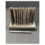 Set of transfer punches