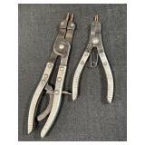 2 pair external snap ring pliers, K-D 446 & 455