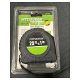 Pittsburgh 25ï¿½ x 1"ï¿½ Tape Measure