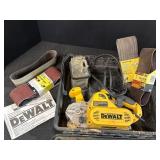 DeWalt DW433 3 x 21in VS Belt Sander in case, w/