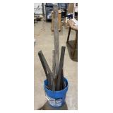 Misc scrap metal in 5 gal bucket