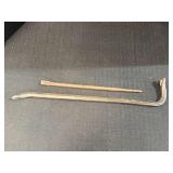 2 pry bars.  Shorter one is Snap-on 1658 & 16in.,