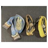 3 ratchet straps