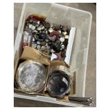 Variety of chair tips, caster wheels, & possibly