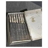 Huot Drill Index, 1/16 - 1/2 by 1/64.  Missing 3