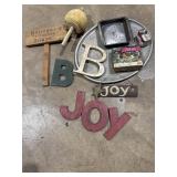 Wood Bird Sign, Bird trail mix, letters