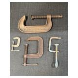 4 C clamps - 1in, 2 - 2in, 4in