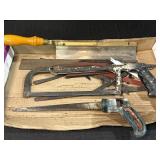 Various hand saws & misc blades