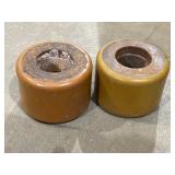 Heavy duty steel rollers, 5in diameter x 3.5in