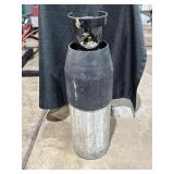 Carbon dioxide liquified tank, 2ft tall