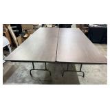 2-8ft banquet tables