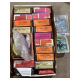 Variety of boxes of screws