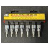 Tool Shop 7pc 3/8" drive star bit set
