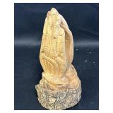 Hand Carved Praying Hands 7.5"