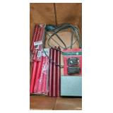 Burgundy & Red Bows, Candles