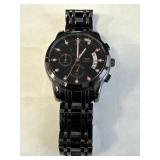 Olmeca No. 0827M Black Stainless Steel Menï¿½s Watch