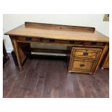 Oak Sedona Office Desk w/ 3 top