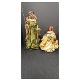 Joseph, Mary, Baby Jesus Figurines