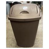 Trash Bin w/ Flip Lid