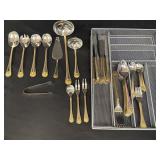 83pc Germany 18/10 stainless steel flatware set w/