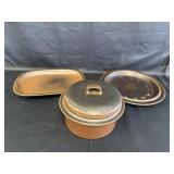 Arabia of Finland Ruska stoneware, 3 pieces -