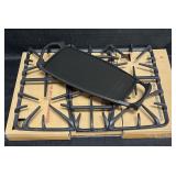 Gas Stove Black Grate Cast & Griddle