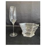 2 Tiffany & Co. items - wine glass & hexagon